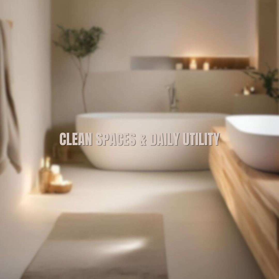 Clean Spaces & Daily Utility