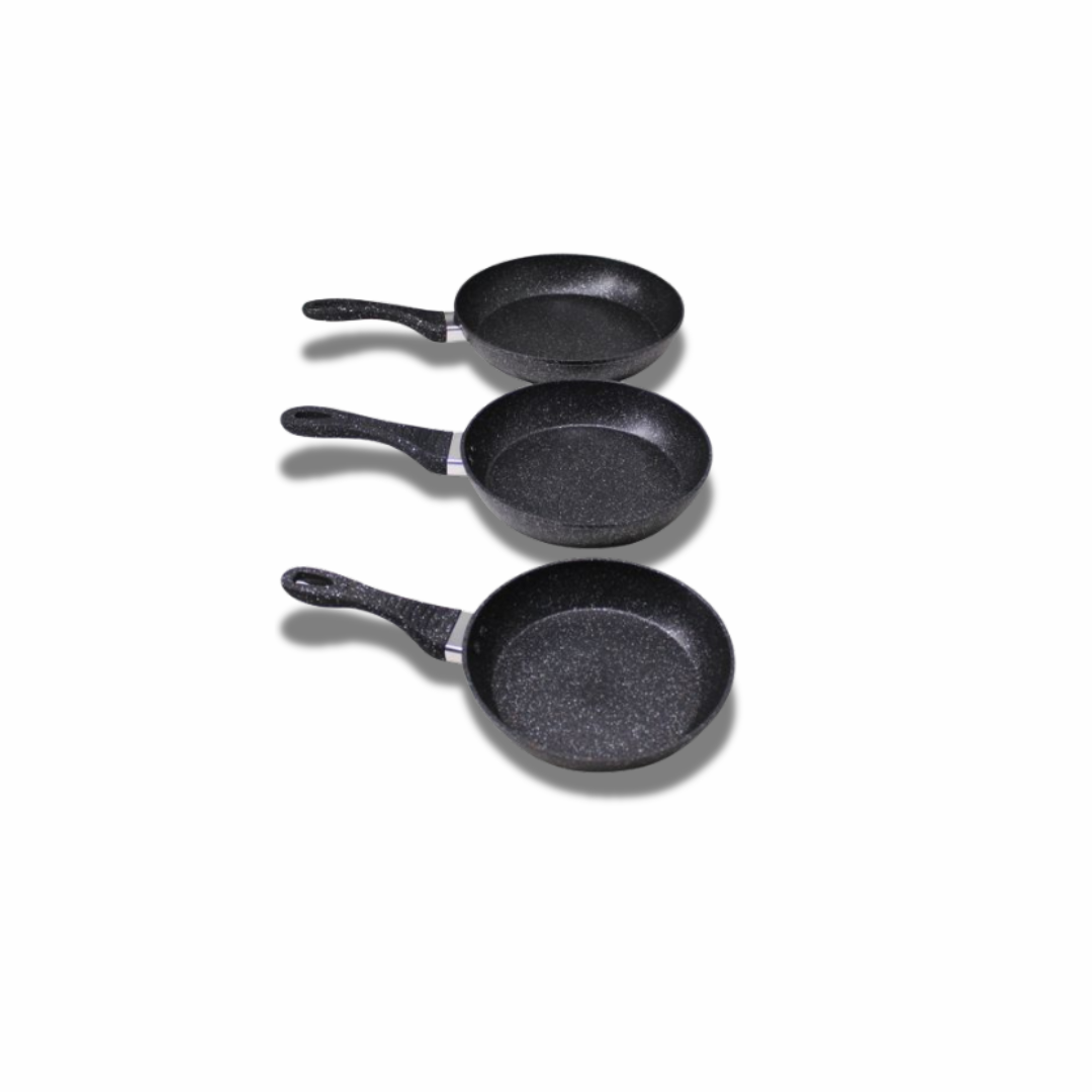 Granite Non-Stick Frying Pan Set (3pcs)