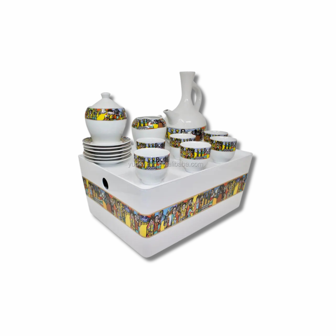 Traditional Ethiopian Tea Set